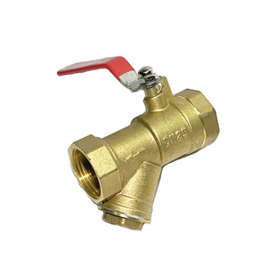 黄铜过滤器球阀Y型不锈钢滤网过滤阀暖气管水管阀门开关4分6分1寸