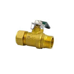 黄铜铝塑管球阀16 20 25 4分6分1寸太阳能卡套管地暖管铝塑管阀门