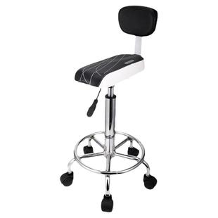 厨房炒菜椅骑坐升降操作椅子理发店大工椅师傅椅滑轮椅靠背吧台椅