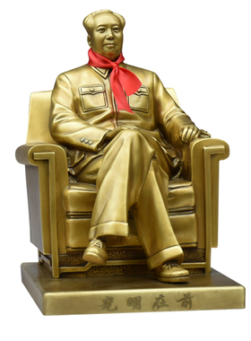 毛爷爷客厅铜像家居客厅电视柜