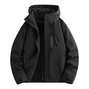 冬季冲锋衣男三合一加绒保暖两件套加厚防水防风外套女防寒登山服