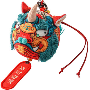 王的手创 香包香囊小挂件中药艾草护身符手工刺绣随身貔貅神兽