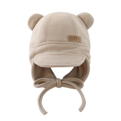 男孩女童防风保暖护耳雷峰帽软檐