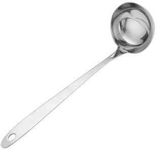 304加厚不锈钢汤勺漏勺大小号盛汤盛粥长柄勺子家用厨房火锅漏勺