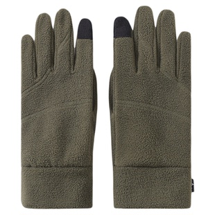 MISSION UV摇粒绒保暖手套男冬加厚加绒户外骑车防风防寒触屏手套