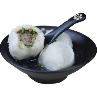 寻味福建福州鱼丸传统手工拳头大鱼丸福清特产包心鳗鱼丸火锅食材