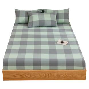 A类100全棉水洗棉床笠单件2024新款90x200学生床垫套纯棉床罩定制