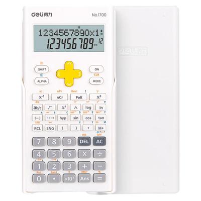 得力纽扣电池函数计算器考场专用