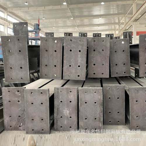 河北厂家钢结构工程钢材加工 钢构件桁架结构件 厂房钢结构件