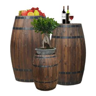 酒桶装饰橡木桶啤酒桶实木户外红酒桶酒吧酒庄展会婚庆道具可定制