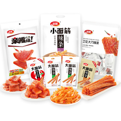 卫龙辣条全家福亲嘴烧