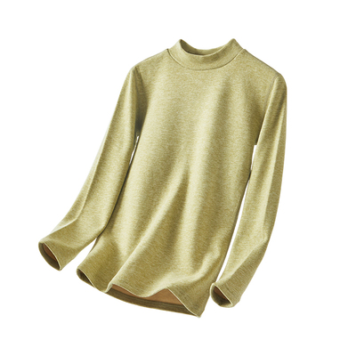 中高领保暖内衣女德绒发热秋衣