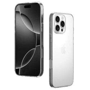 拜耳透明一体AI按键适用苹果16pro手机壳按键全包iPhone15超薄精孔16promax软TPU保护套14简约plus男女13耐黄