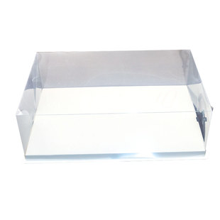 毕业季公司庆典大型年会特大加厚长方形生日蛋糕盒超大尺寸透明盒