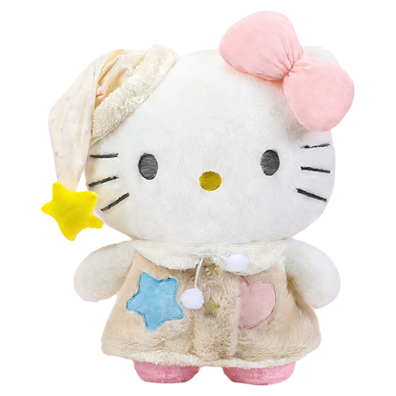 可爱睡衣款kitty猫玩偶公仔