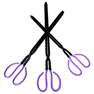 老式火钳家用烧火加长垃圾夹子夹煤工具加厚铁钳夹碳火夹钳火剪夹