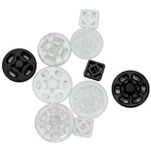 透明暗扣防走光隐形扣子衣服按扣塑料旗袍衬衫女子母扣裙子小纽扣