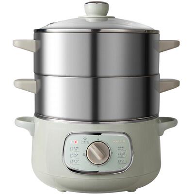 小熊不锈钢家用小型三层电蒸锅