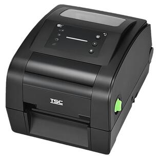 TSC条码打印机TH240/340服装吊牌合格证洗水唛条码机热转印碳带打印机