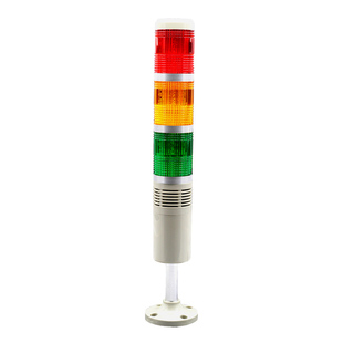 台邦LED闪光报警器TB50-3W-D-J三色机床信号塔灯警示灯带声24V