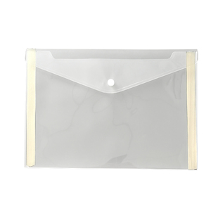 粘贴式文件袋可贴袋通知栏宣传资料袋公告栏证件不干胶双面胶贴袋