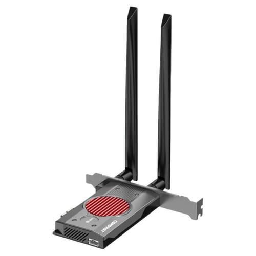 COMFAST CF-BE200 MAX无线网卡台式机WiFi7千兆三频电脑内置PCIE接口 全新BE200蓝牙5.4 二合一wifi接收器