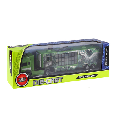 运输车中性滑行合金车头玩具