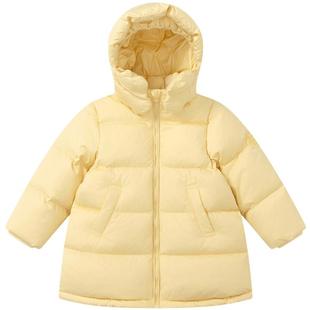 笛莎官方旗舰童装女童羽绒服秋冬季新款女孩宝宝儿童三防蓄热外套