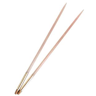 骆驼骨毛衣针套装直针成品老透料编织工具棒针手工骨针料圆棒方针