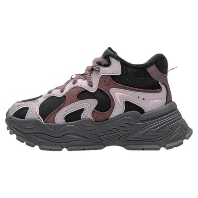 李宁星芒2025冬季新款运动鞋棉鞋