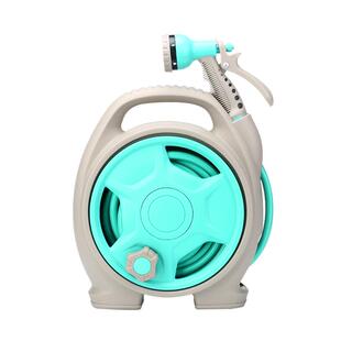 洗车水枪浇花神器家用浇水水管软管喷头花园高压水抢便携式收纳架