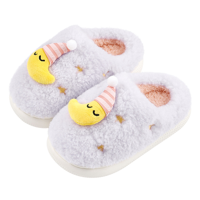 儿童棉拖鞋女童冬季2025新款公主女孩亲子地板毛毛拖鞋室内家居鞋
