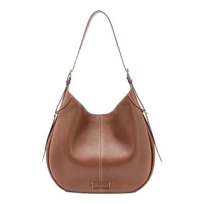 VH女包以安半月包头层植鞣皮hobo