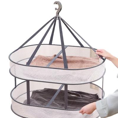 晒衣篮可折叠收纳平铺家用