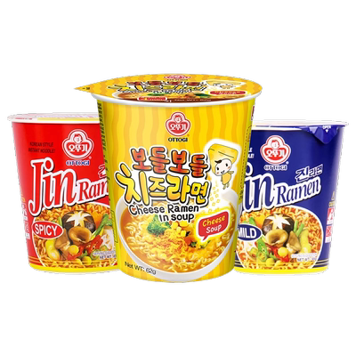 韩国进口不倒翁金拉面杯面芝士面