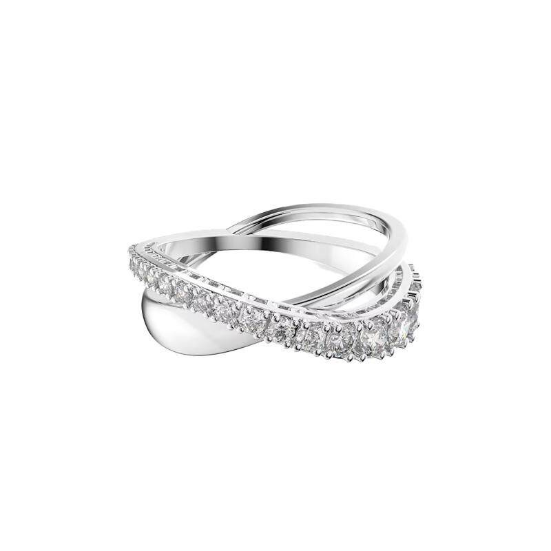 【自营】Swarovski/施华洛世奇Twist圆形切割戒指指环个性送女友