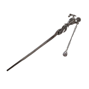 凤凰流苏发簪新中式2025新款高端中国古风发钗女步摇盘发簪子头饰