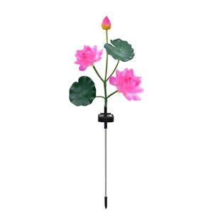太阳能荷花灯户外莲花灯地插灯