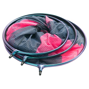 小凤仙女摩铝镁合金抄网头防挂钩网兜超轻硬竞技飞抄细眼速干网头