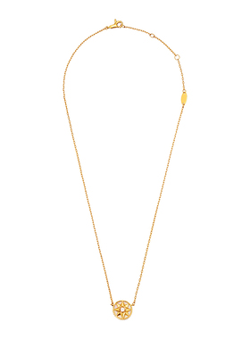 DICD/D家字母罗盘项链女