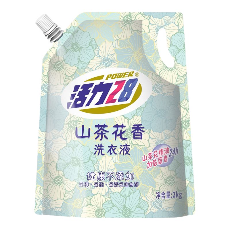 活力28山茶花洗衣液4斤装