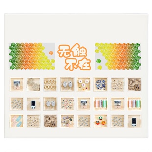 幼儿园环创主题墙触摸墙材料儿童早教万物有感互动游戏墙面装饰画