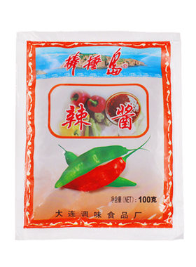 大连棒棰岛蒜蓉辣酱烧烤酱袋装