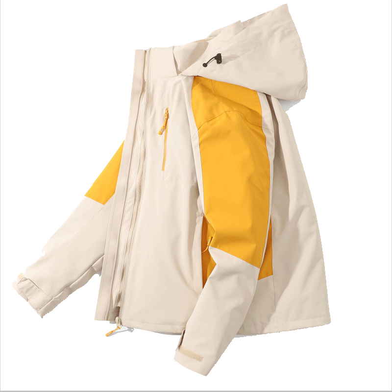 冬季冲锋衣男女两件套三合一加绒加厚防水外套可定制印logo工作服