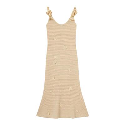 self-portrait针织鱼尾摆连衣裙