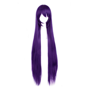 Love Live! 东条希 cos假发暗紫色长直发希魔动漫假发女全头套
