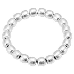 银千造 古法串珠足银999实心老型银珠子手串散珠纯银文玩男女手链