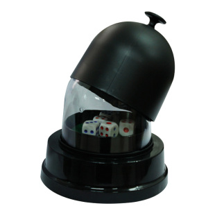 电动骰盅ktv喝酒娱乐用品摇塞子色盅甩筛子盅套装摇色子骰子玩具