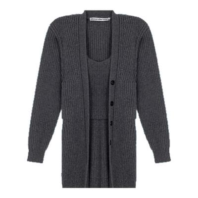 ALEXANDER WANG 春夏新款女士休闲开衫毛衣 银泰百货精品301574