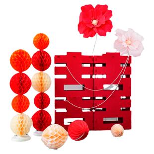 超大喜字立体无纺布立地订婚宴装扮布置套餐网红婚房结婚婚礼用品